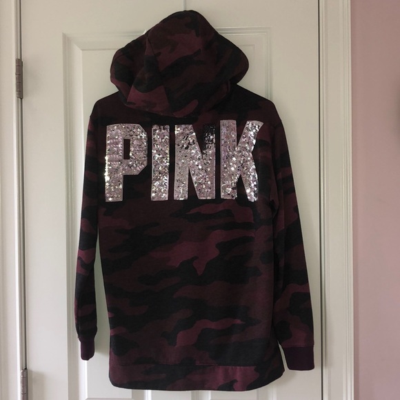 PINK Victoria's Secret Tops - Victoria’s Secret PINK bling hoodie - XS